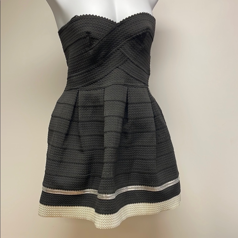 Elegant Black Strapless Dress